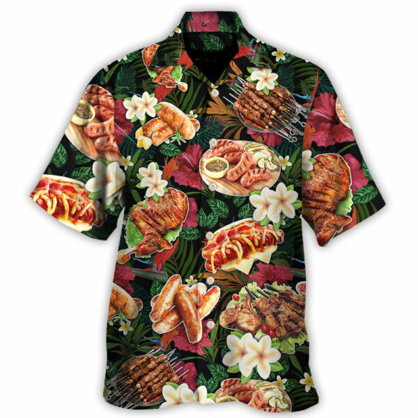 Barbecue Funny I Want A Hot Body But I Also Want BBQ - Hawaiian Shirt - Owl Ohh - Image 5