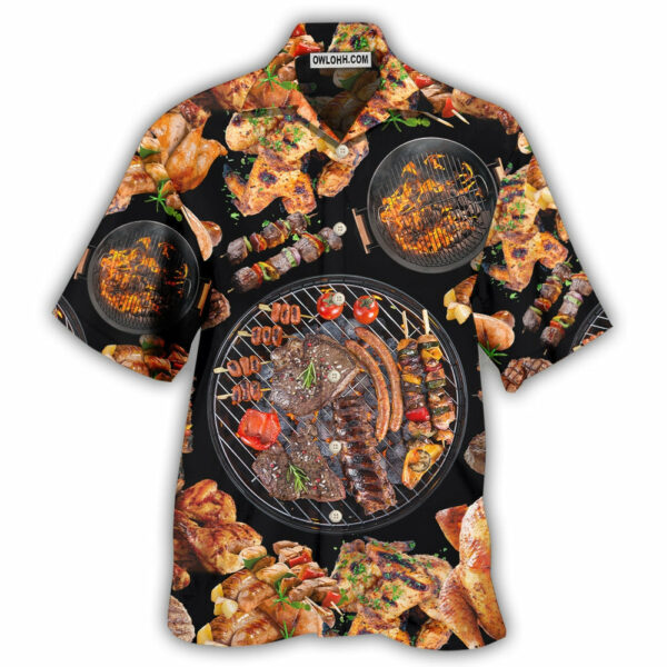 BBQ Delicious Meal For Life - Hawaiian Shirt  - Owl Ohh