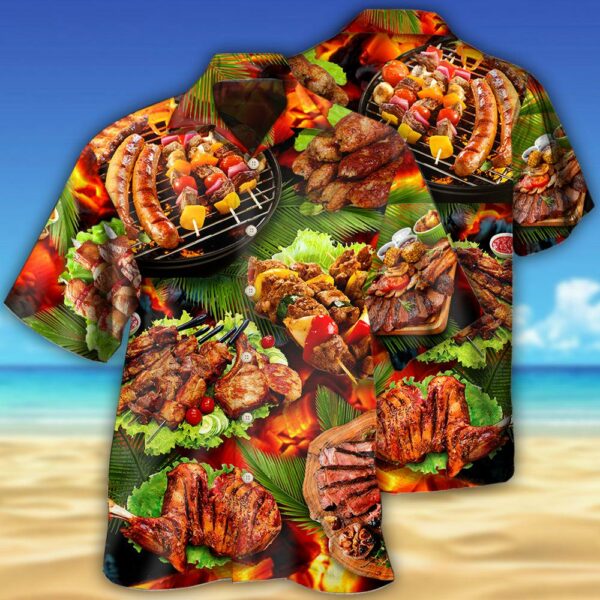 BBQ Hot Salad Style - Hawaiian Shirt  - Owl Ohh - Image 2