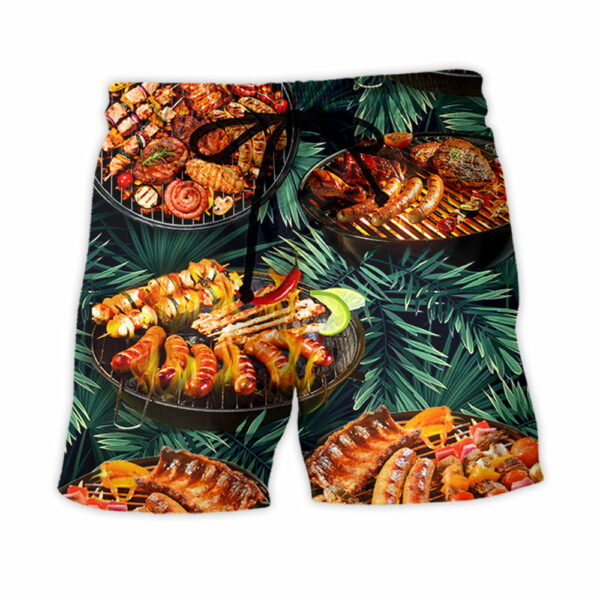 Grilled BBQ Food Lover - Beach Short  - Owl Ohh