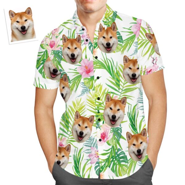 Custom Face Hawaiian Shirt Funny Pet Vintage Beach Shirt Gift for Men  - Free Design 9to5vibe