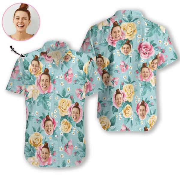 Funny Custom Face Custom Hawaiian Shirt - Free Design 9to5vibe