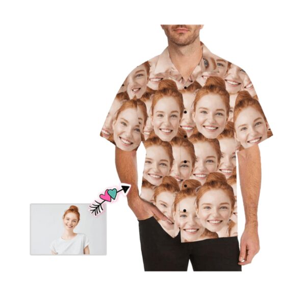 Funny Custom Face Unisex Hawaiian Shirts  - Free Design 9to5vibe